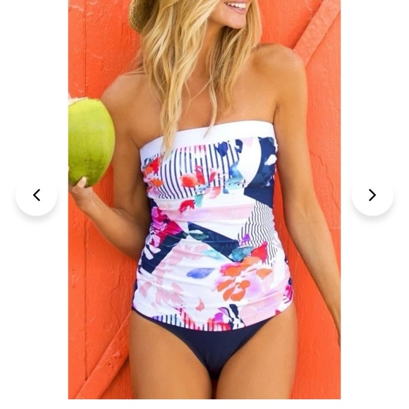 Sunkini bandeau bathing suit - Picture 2 of 2